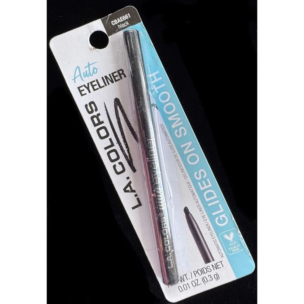 LA COLORS Auto Eyeliner Black CBAE661 Retractable Eye Liner Pencil Makeup Artist